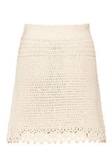 Rocky Crochet Mini Skirt