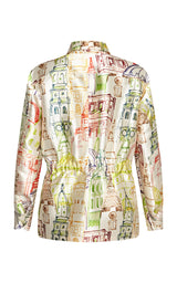 Leo Faux Silk Jacket