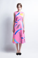 Pink A-Line Dress