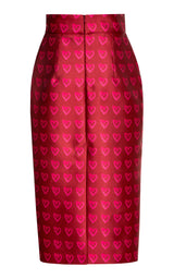 Karen Printed Pencil Skirt