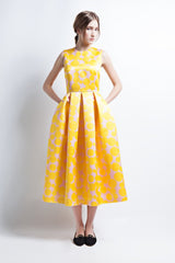 Yellow Midi Dress