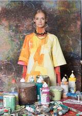 Ariel Yellow Mesh Top