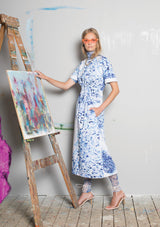 Ariel Print Mesh Top