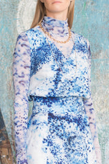 Keira Porcelain Print Dress