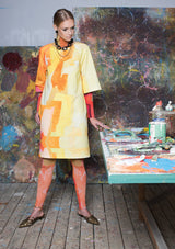 Ariel Yellow Mesh Top