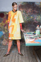 Ariel Yellow Mesh Top