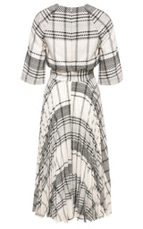 Pippa Plaid Midi Dress