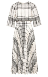 Pippa Plaid Midi Dress