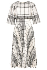 Pippa Plaid Midi Dress