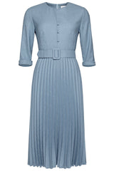 Ronja Pleated Midi Dress