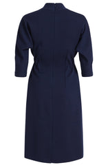 Kirke Navy Wool Jersey Dress