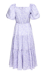#LilliJahiloPreLoved Juulika Cotton Dress with Puff Sleeves - Size 38