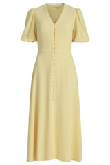 Lydia Midi Wool Dress