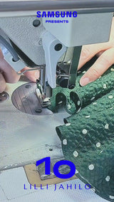 Zelma Green Cotton Dress