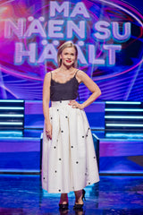 Carrie Dotted Midi Skirt