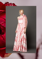 Melody Plaid Gown