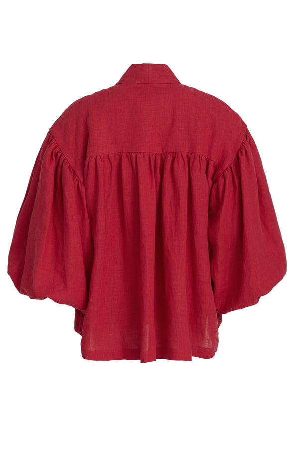 Orion Short Linen Manteau