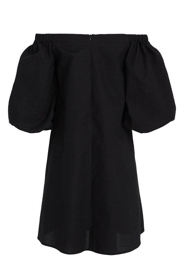 Indigo Black Cotton Dress