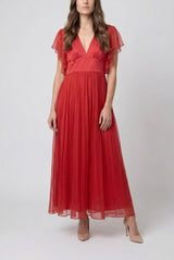 #LilliJahiloPreLoved Red Maxi Dress - Size 38
