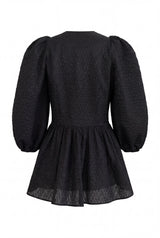 Crimson Peplum Blouse