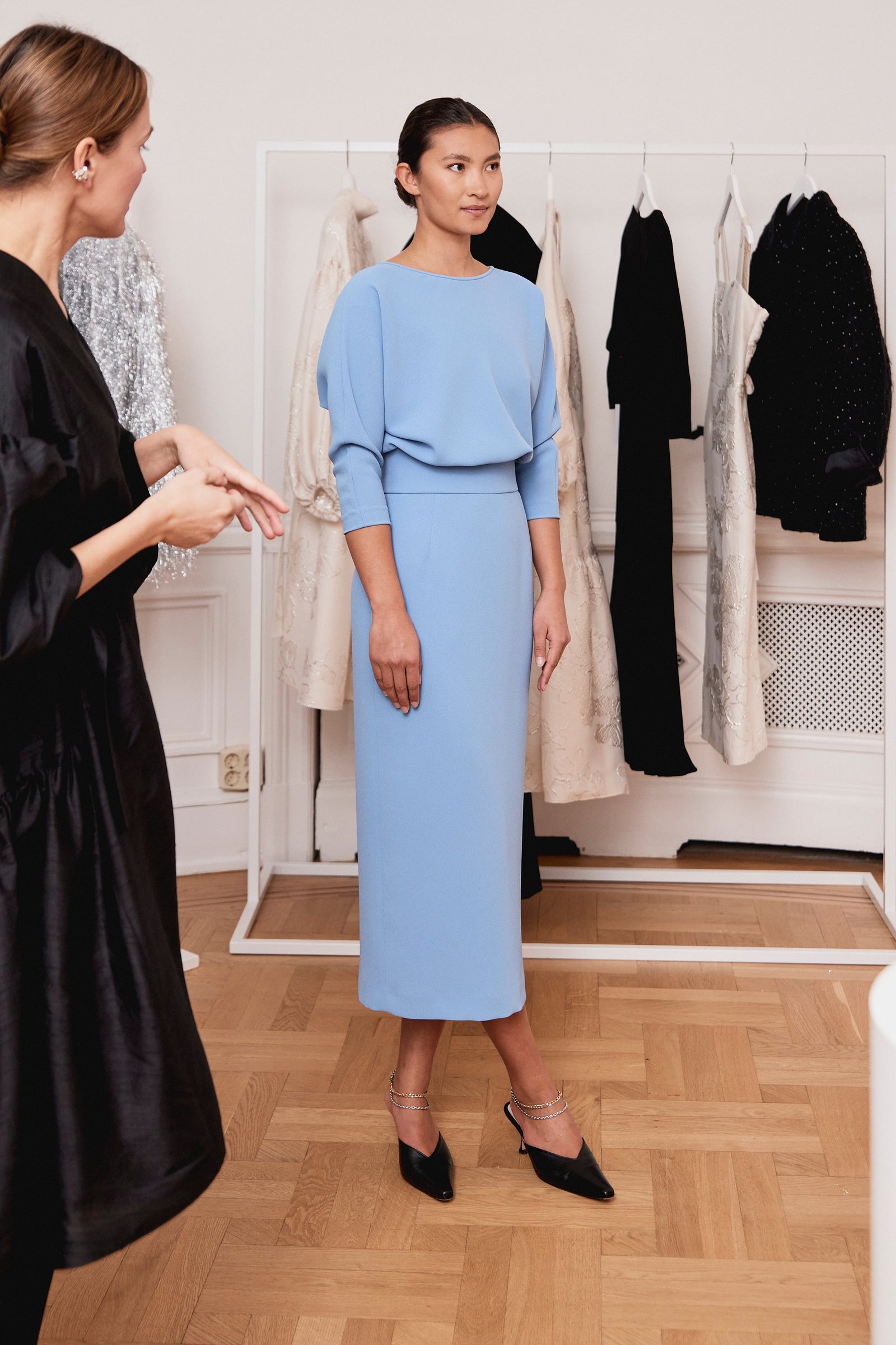 Ruimeme adele dress　ブルー Inclusive fashion Adele Long Sleeve Dress – Lilli Jahilo