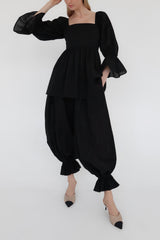 India Peplum Corset Top