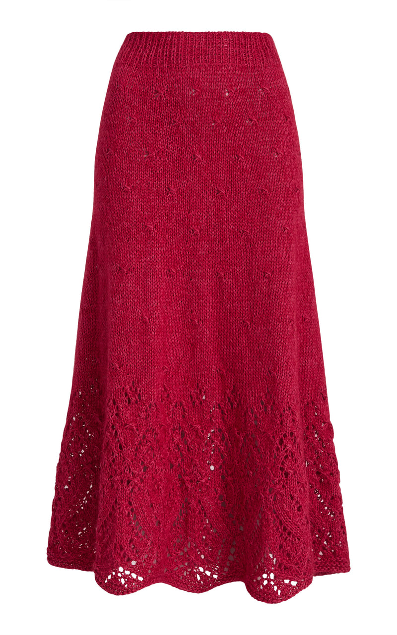 Florence Skirt Raspberry Red