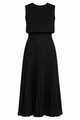 Iris Midi Dress Black Made to Measure