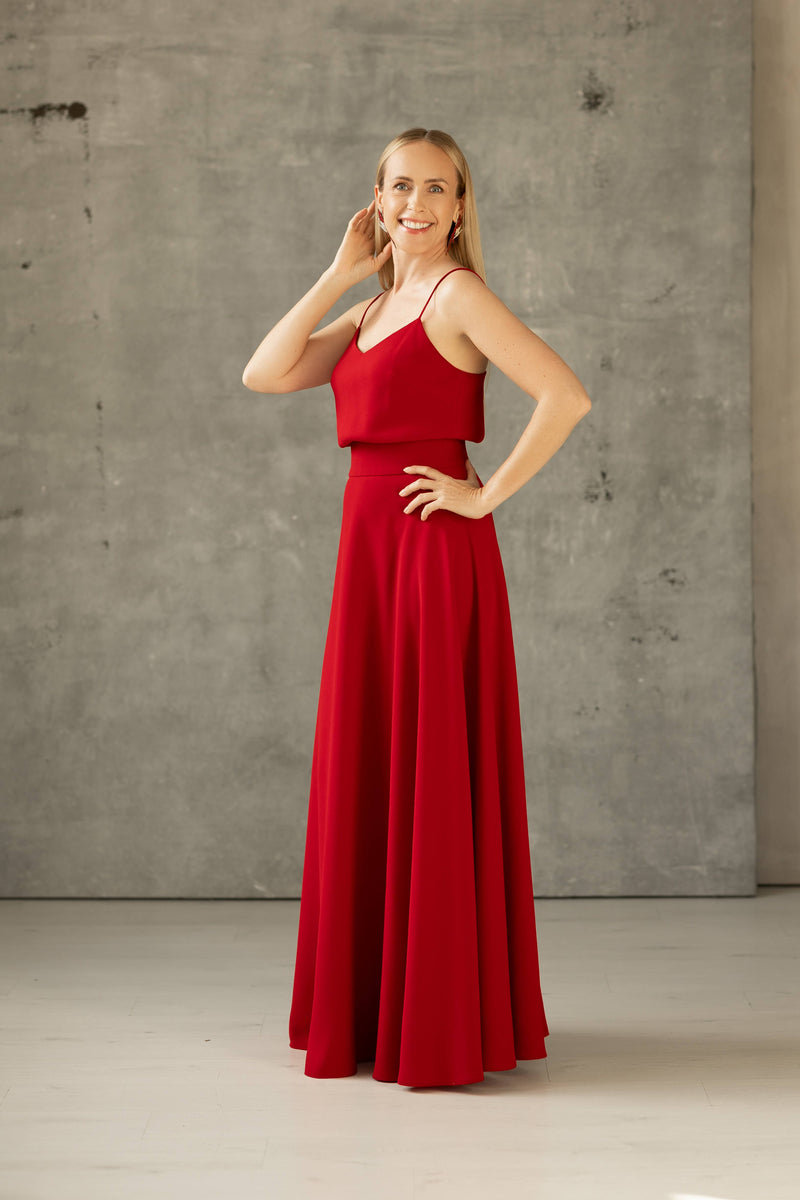 Marlow Red Gown Made to Measure