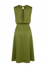 #LilliJahiloPreLoved Olive Midi Dress - Size 34