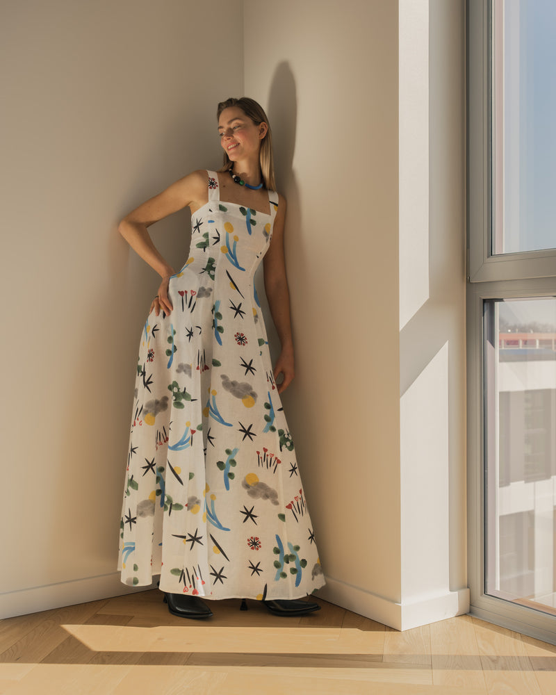 Lumina Maxi Corset Dress