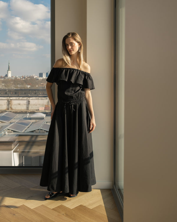 Skira Off-Shoulder Maxi Dress