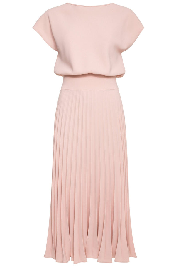 Ariana Blush Pink Midi Dress Made to Measure