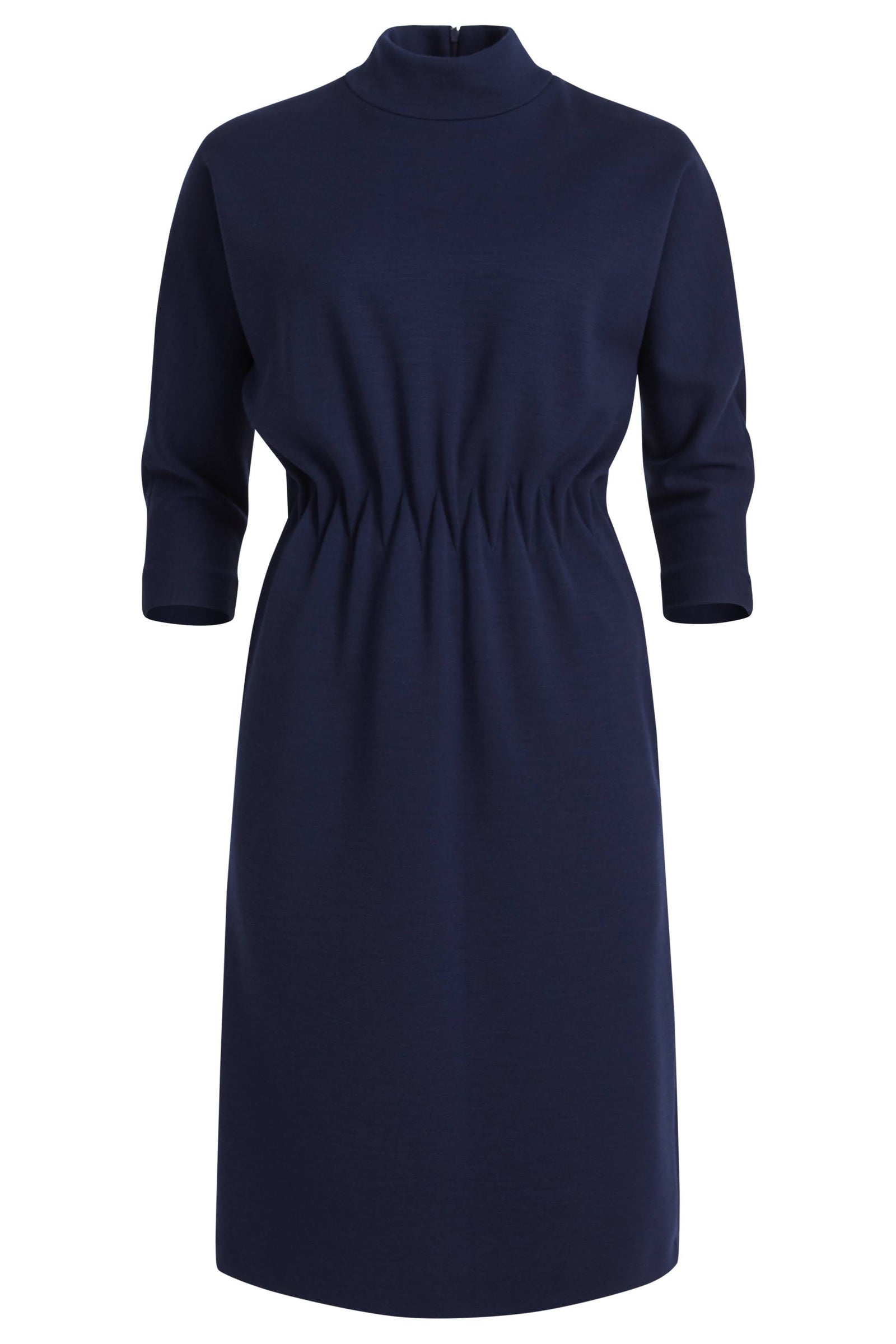 Kirke Navy Wool Jersey Dress – Lilli Jahilo