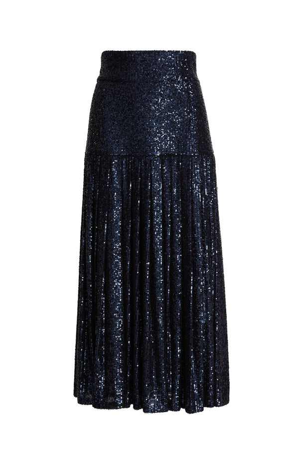 Taylor Glitter Midi Skirt