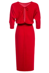 Adele Dress Red Made to Measure
