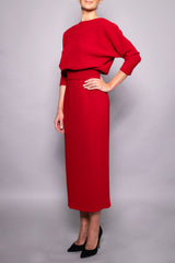 #LilliJahiloPreLoved Adele Dress Red - Size 46