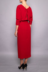 #LilliJahiloPreLoved Adele Dress Red - Size 46