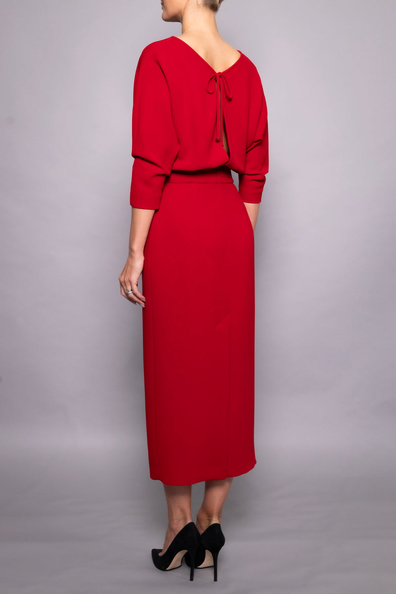 #LilliJahiloPreLoved Adele Dress Red - Size 46