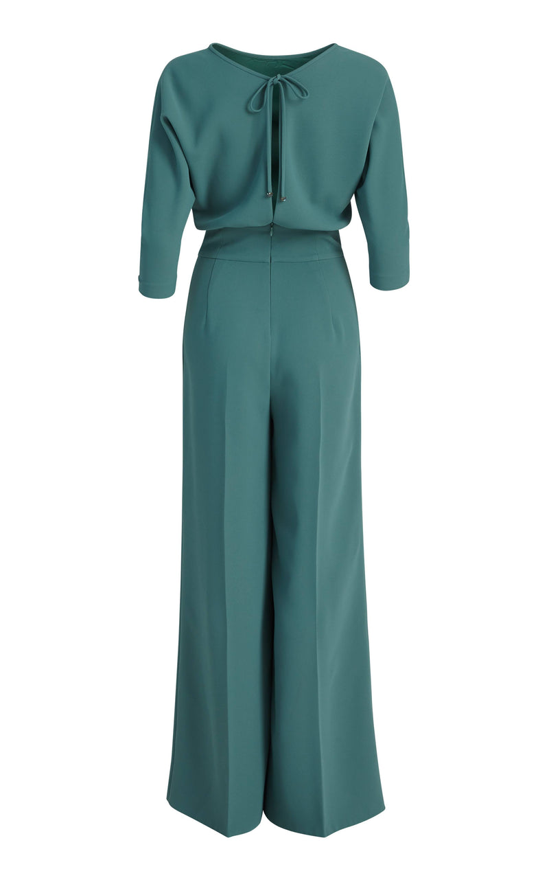 Mette Jumpsuit With Sleeves Green Made to Measure