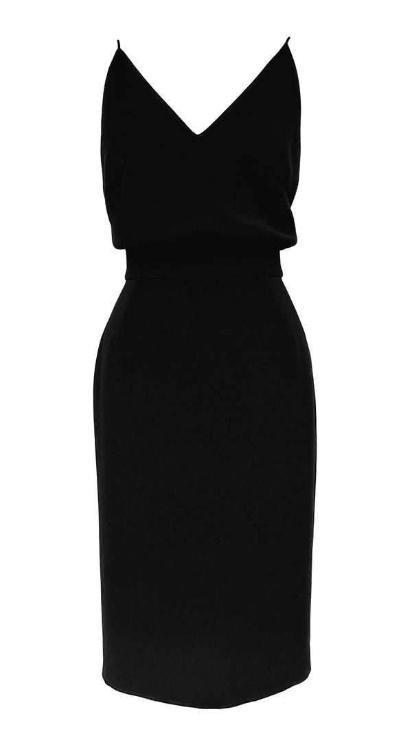 #LilliJahiloPreLoved Black Crepe Dress - Size 36