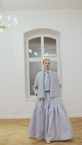 Elisa Silk Blend Gown