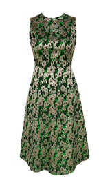 #LilliJahiloPreLoved Green A-line Dress - Size 34