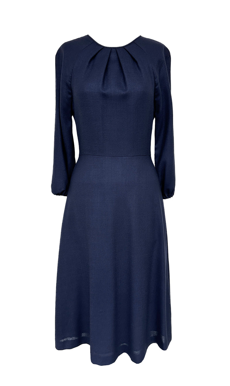 #LilliJahiloPreLoved Blue Wool Dress - Size 34/36