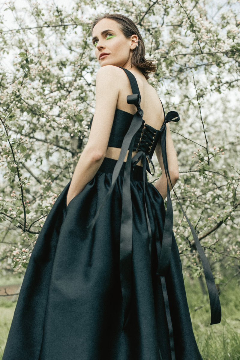 Blake Black Corset