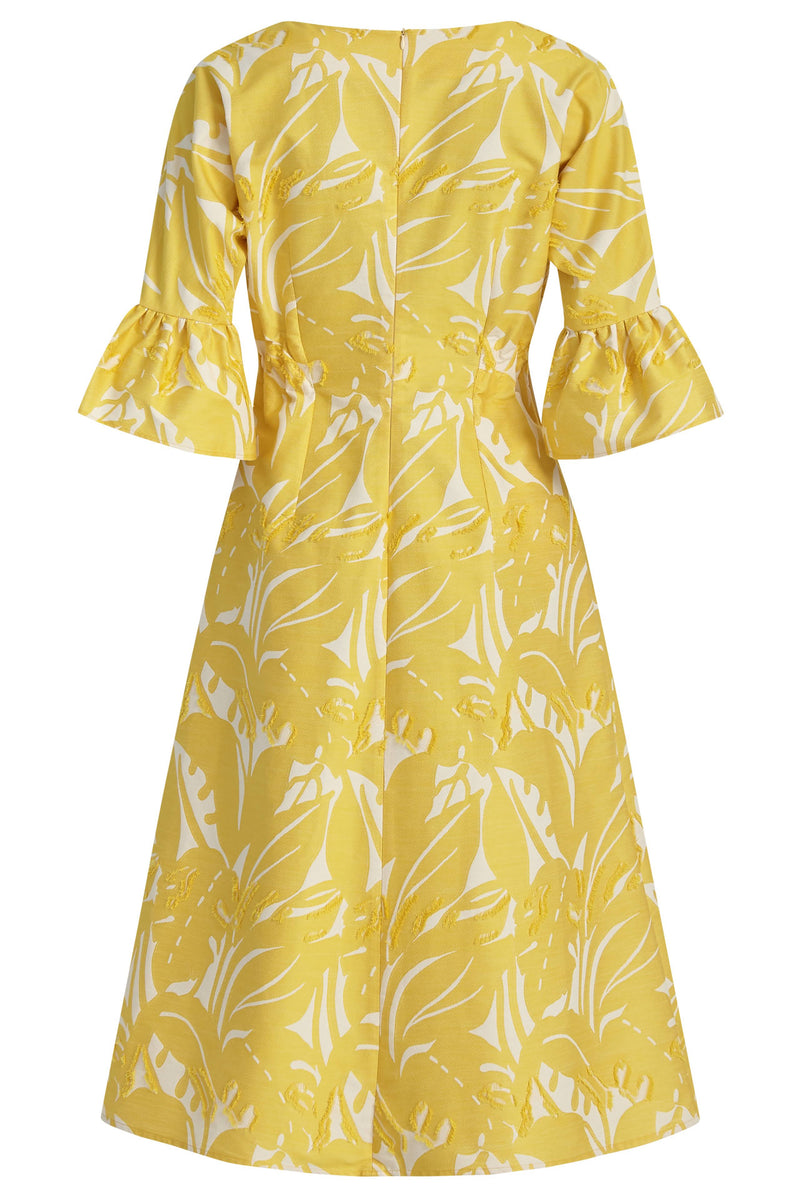 Dagmar Cotton Blend Dress Yellow