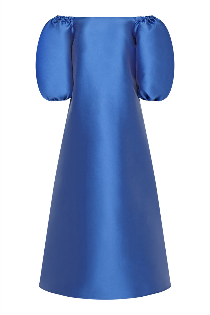 Indigo A-line Dress Lilli Jahilo Indigo A-line Dress Lilli Jahilo