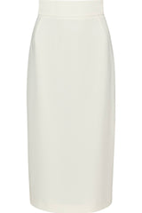 Karen Vanilla Pencil Skirt