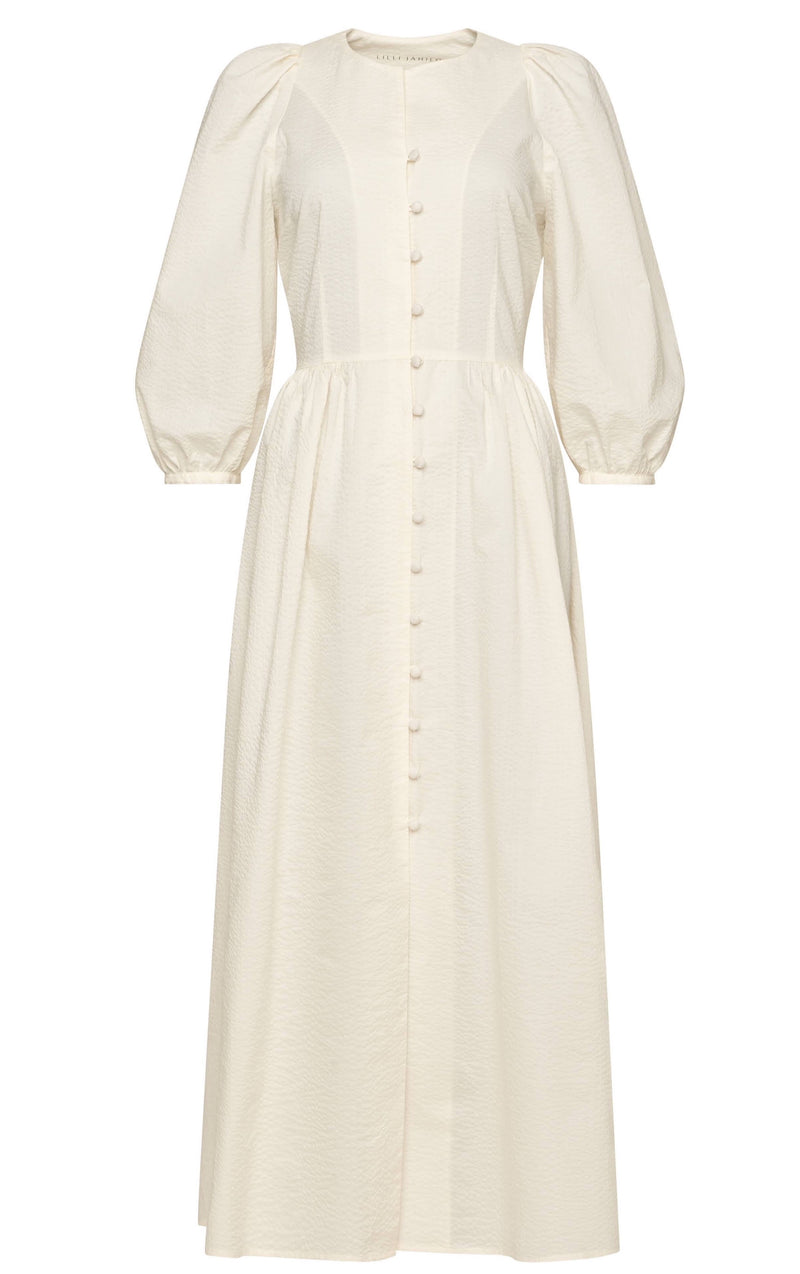 White Linen Dress - ALLSEAMS