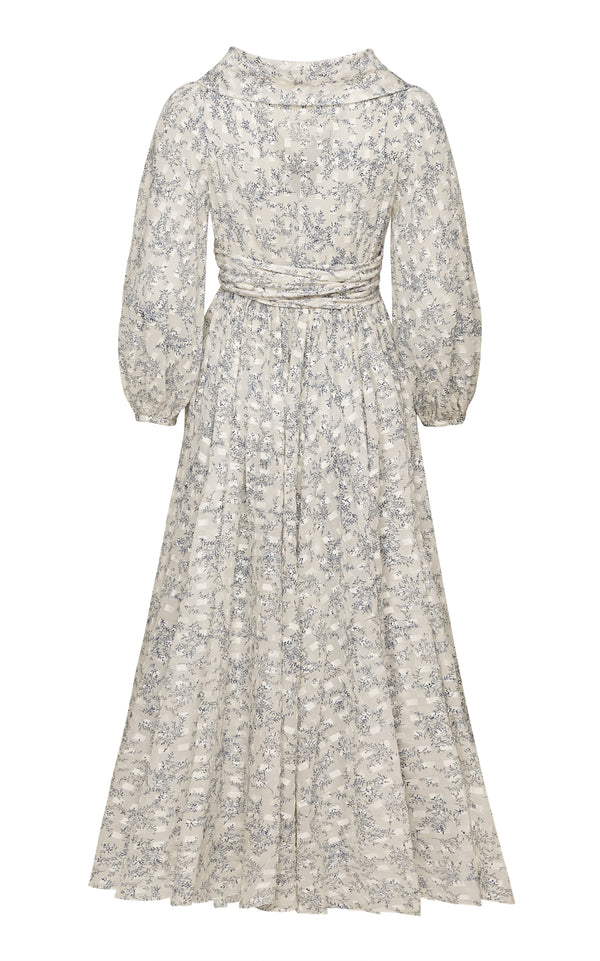 Collins Off-Shoulder Wrap Dress
